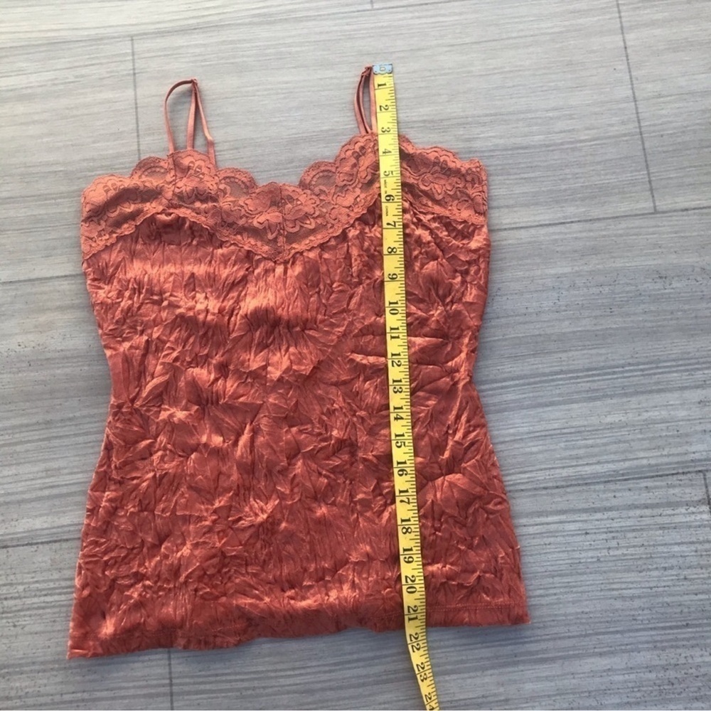 Charlotte Russe Orange Lace Camisole Top - Picture 5 of 5